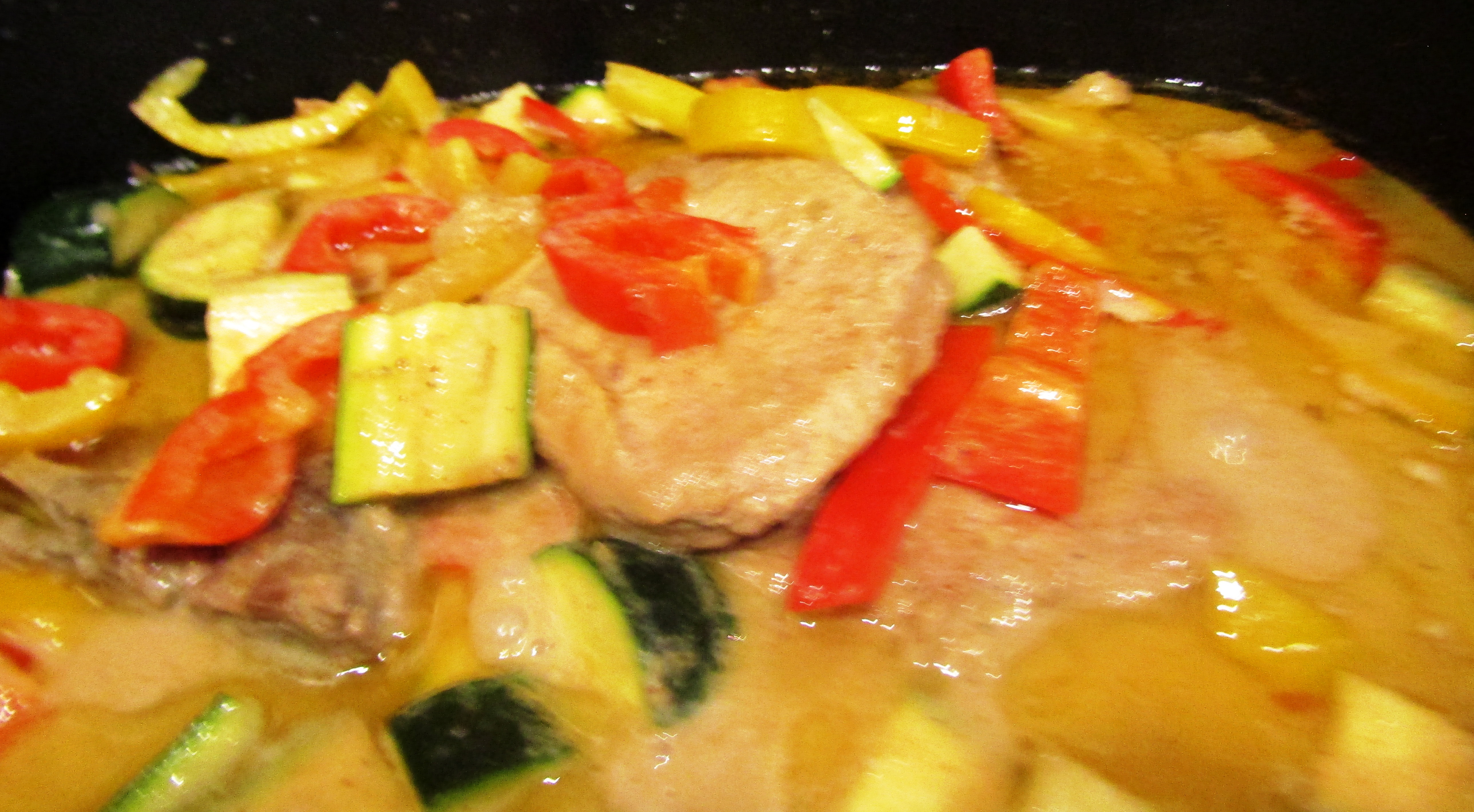 Pork Chops in Thai Yellow Curry Recipe