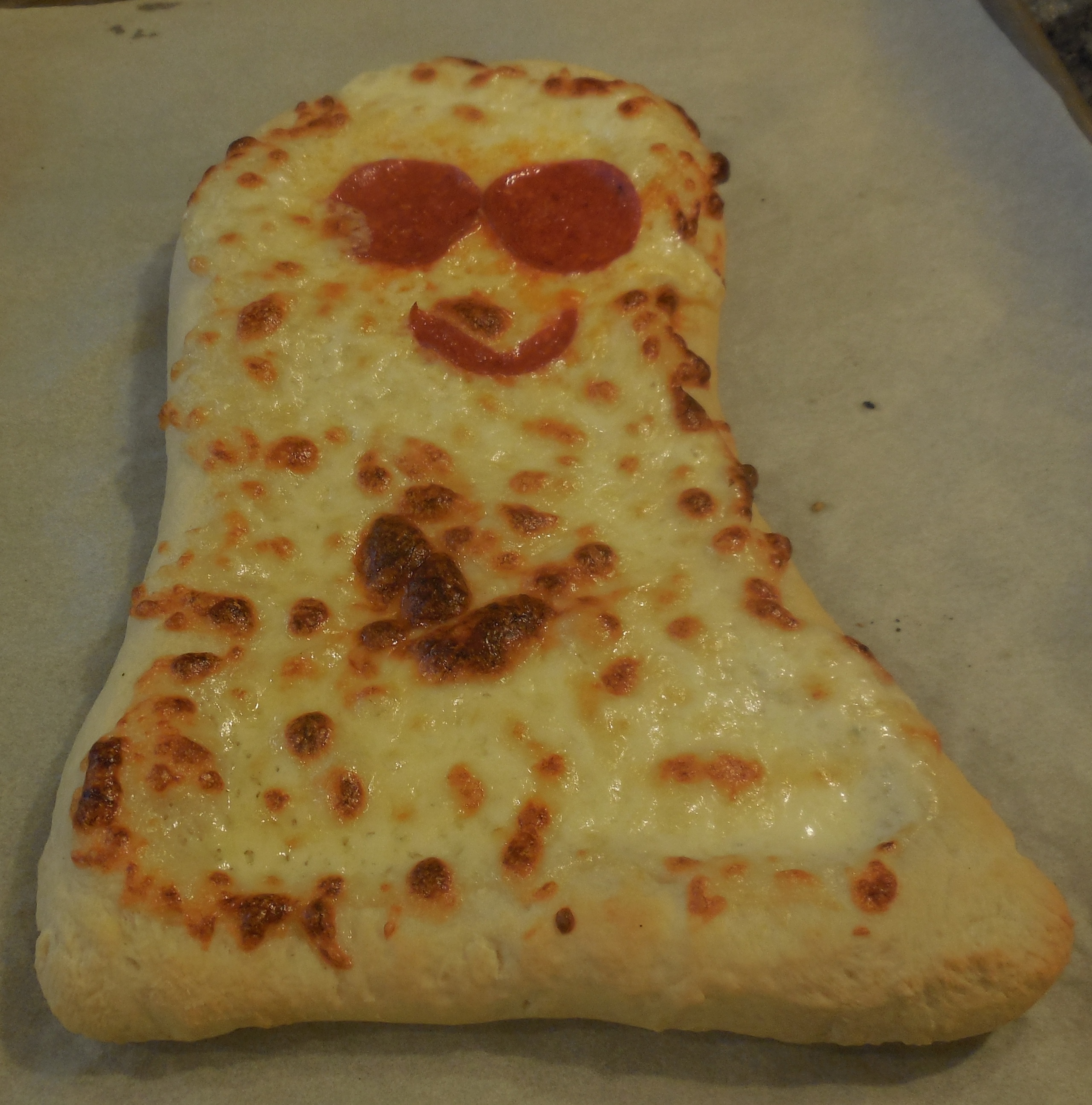 Ghastly Ghostly Cheese Bread Recipe